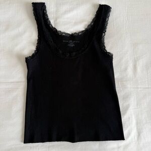 Black Tank Top with lace